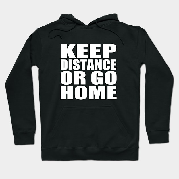 Keep Distance Hoodie by Milaino